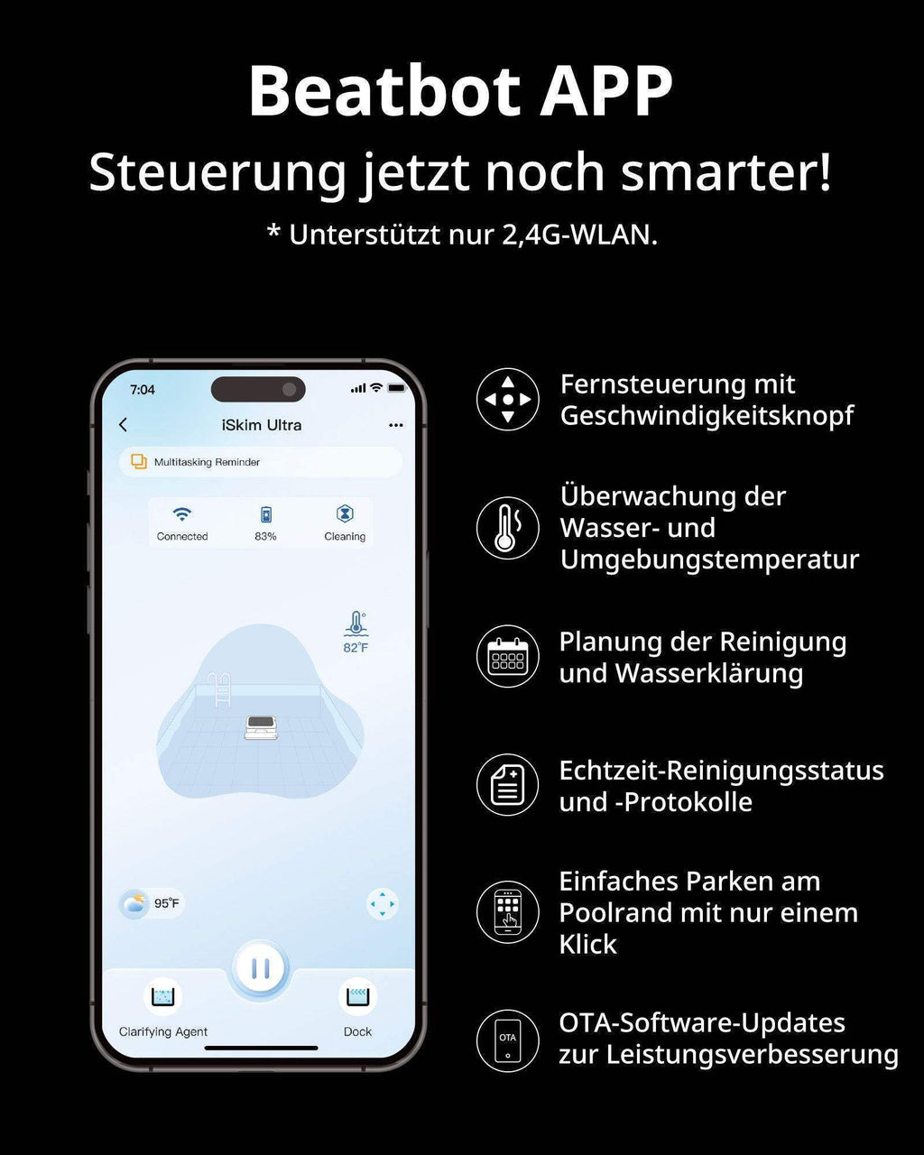 Beatbot iSkim® Ultra Roboter-Poolskimmer